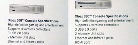 Spot New HDMI-equipped Xbox 360 Premiums