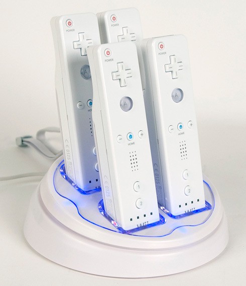 Four-Wiimote Charge Station