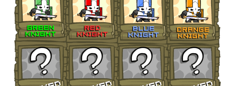 Castle Crashers Blog Opened… 22 Unlockable Characters??