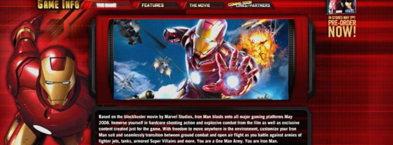 Iron Man Game Site Launched