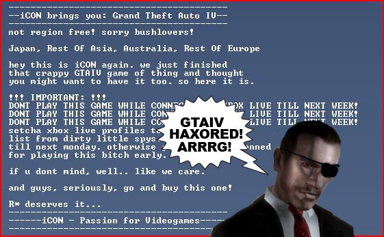 GTA IV Hacked, Pirated