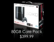 Sony Announced $399.99 80GB PS3 Core Pack
