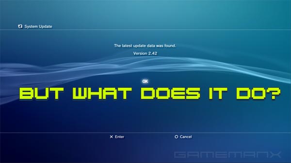 Playstation 3, firmware, 2.42