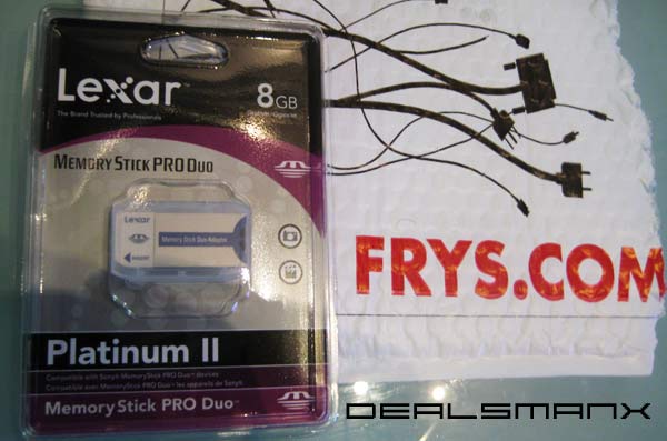 8GB Lexar Platinum II Memory Stick PRO Duo