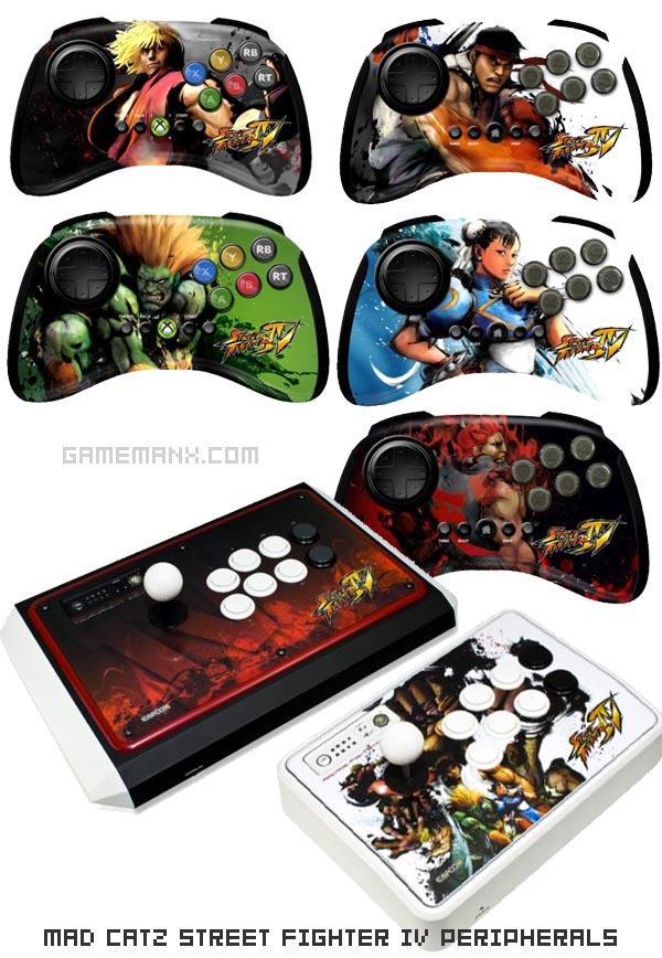 Street Fighter IV Joysticks