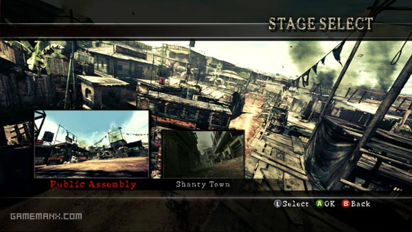 Resident Evil 5 Demo stage select