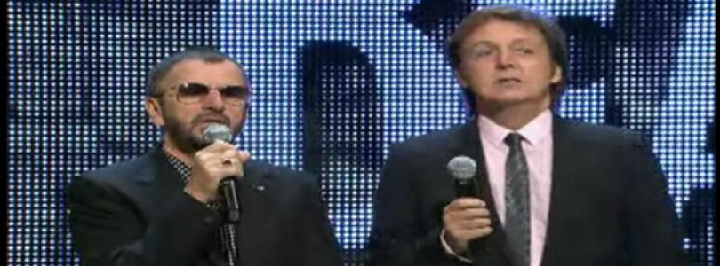 Beatles Rockband E3 screenshot: Paul Mcartney and Ringo Starr