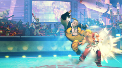 Street Fighter IV screenshot: Rufus vs. Ken