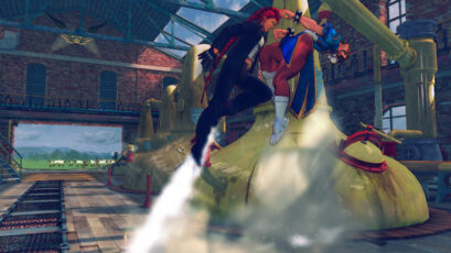 Street Fighter IV screenshot: Crimson Viper vs. Chun-Li