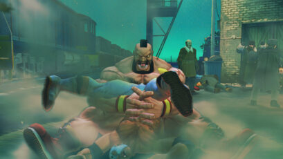 Street Fighter IV screenshot: Zangief vs. El Fuerte