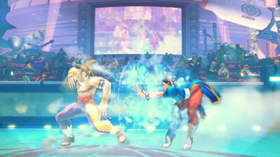 Street Fighter IV screenshot: Vega vs. Chun-Li