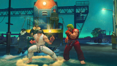 Street Fighter IV screenshot: Ryu vs. Ken