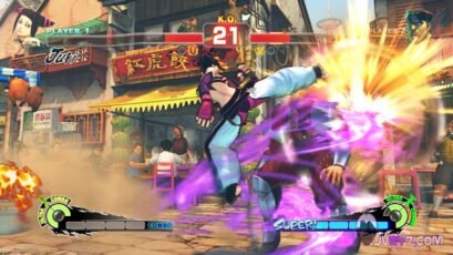 Super Street Fighter IV - T Hawk, Juri screenshot 2