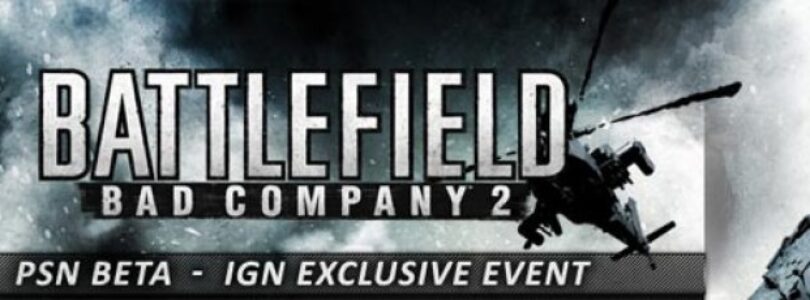 Battlefield Bad Company 2 PS3 Beta Key Giveaway